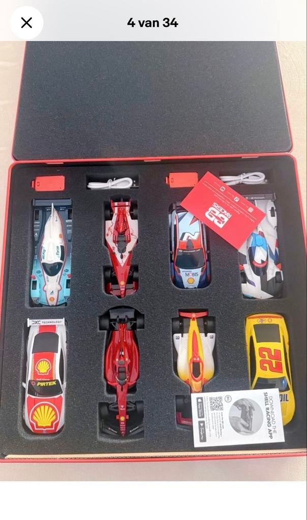 Shell Motorsport Collectie - Complete Set met 8 Auto's, Ophalen, Nieuw, Auto