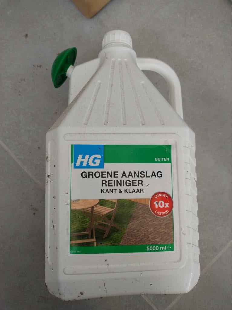 HG groene aanslag reiniger 4,5 liter nog!, Dieren en Toebehoren, Ophalen of Verzenden, Zo goed als nieuw