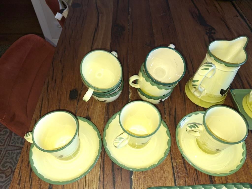 Te koop delen van Zeller kip en haan servies, Ophalen