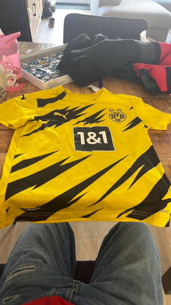 Mooi voetbal shirt van bvb, Maat XS of kleiner, Ophalen of Verzenden, Zo goed als nieuw, Shirt