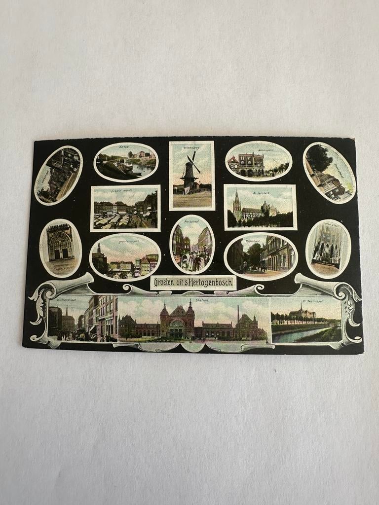 Ansichtkaart Den Bosch 1906, Ophalen of Verzenden, Voor 1920, Noord-Brabant