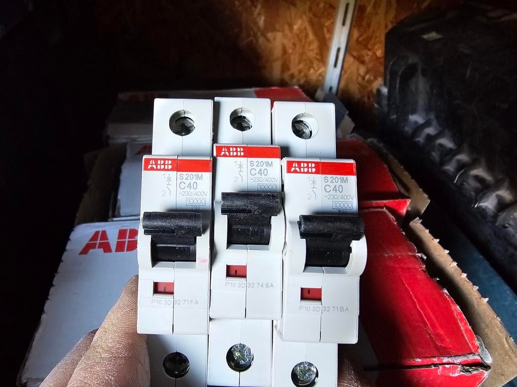 ABB C40 A 1-polig hoofdzekering 33 stuks, Ophalen of Verzenden, Nieuw, Overige typen