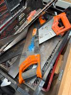 Diverse gebruikte handzagen, blokkenzaag, ijzerzaag, Ophalen of Verzenden, Gebruikt