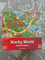 Puzzel Wacky world 1000 stukjes. Compleet, Ophalen of Verzenden, 500 t/m 1500 stukjes, Zo goed als nieuw, Legpuzzel