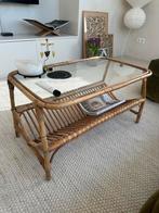 Rotan vintage salontafel, Ophalen, Minder dan 50 cm, Gebruikt, 50 tot 100 cm