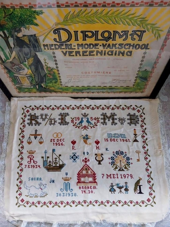 Oude merklap..., Verzenden