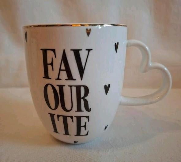 Riviera Maison beker mok My Favourite Mug, Huis en Inrichting, Ophalen of Verzenden, Zo goed als nieuw, Overige stijlen, Kop(pen) en/of Schotel(s)