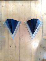 Vintage Postmodern wandlamp set, Ophalen of Verzenden, Gebruikt, Metaal, Memphis, eighties, futuristisch