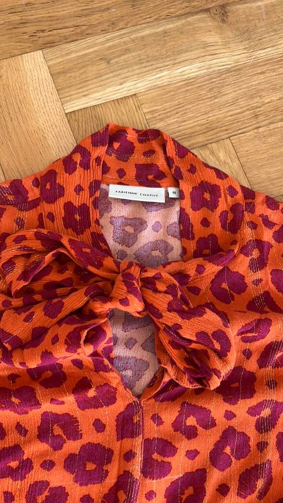 Fabienne Chapot blouse/top oranje 40, Ophalen of Verzenden, Zo goed als nieuw, Maat 38/40 (M), Oranje