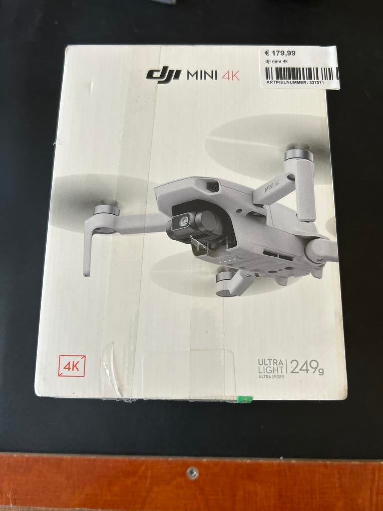 DJI Mini 4K Drone, Ophalen, Cameradrone, 15 tot 30 minuten, Zo goed als nieuw