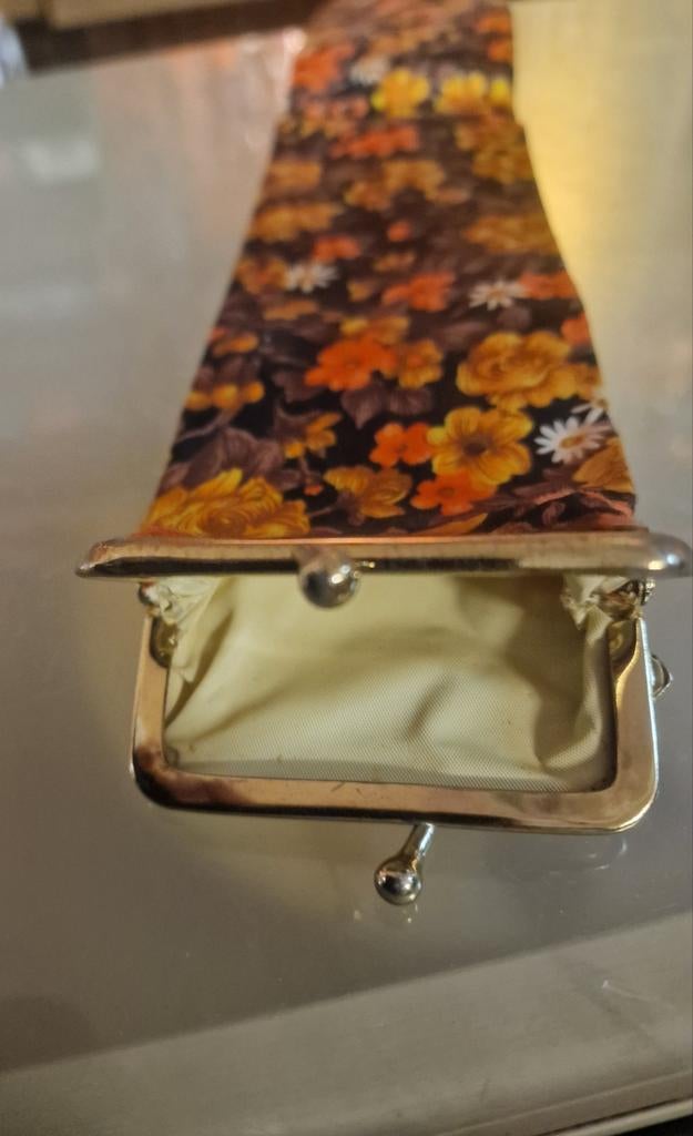 Vintage paraplu tasje met bloemenprint, Sieraden, Tassen en Uiterlijk, Paraplu's, Ophalen of Verzenden, Gebruikt, Overige kleuren