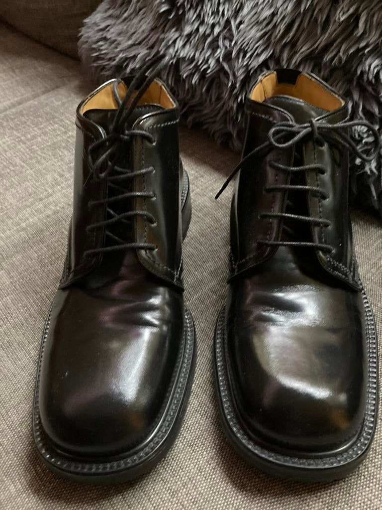 Van Dalen zwarte herenschoen halfhoog maat 42, Ophalen of Verzenden, Zo goed als nieuw, Zwart