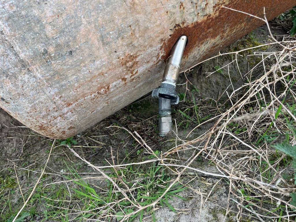 Hottub Kachel met rvs spiraal, Tuin en Terras, Ophalen of Verzenden, Gebruikt