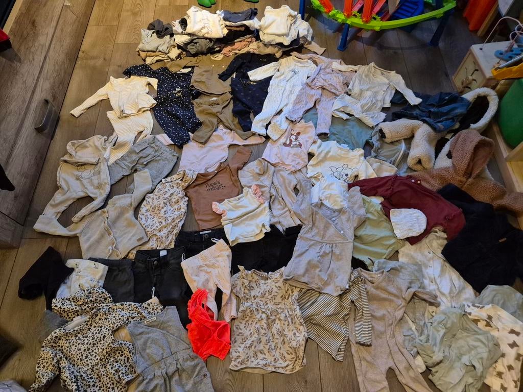 Groot pakket meisjeskleding maat 68, Kinderen en Baby's, Babykleding | Maat 68, Ophalen, Zo goed als nieuw, Meisje
