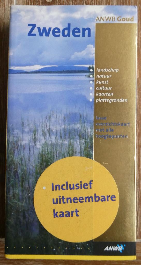 ANWB Goud Reisgids Zweden, Boeken, Reisgidsen, ANWB, Europa, Ophalen of Verzenden, Zo goed als nieuw