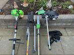 Complete 2-takt tuinset: heggenschaar, kettingzaag, bosmaaie, Tuin en Terras, Ophalen of Verzenden, Gebruikt, 30 tot 50 cm, Benzine