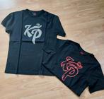 Knolpower T-shirts Zwart met logo mt S, Kleding | Heren, Ophalen of Verzenden, Zo goed als nieuw, Zwart