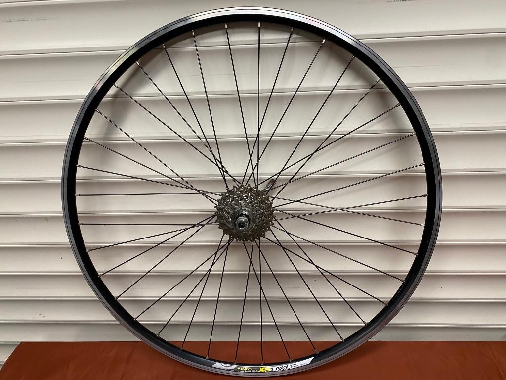 Aero XR 1 Exal achterwiel incl Shimano 10 S Hyperglide 12/25, 28 inch, Gebruikt, Heren, Aluminium