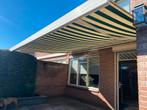 Te koop knikarm zonnescherm, Ophalen, 450 cm of meer, Elektrisch, Zo goed als nieuw