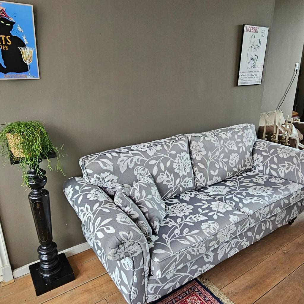 Bank, Huis en Inrichting, Banken | Bankstellen, Ophalen, Driepersoons, 75 tot 100 cm, Zo goed als nieuw