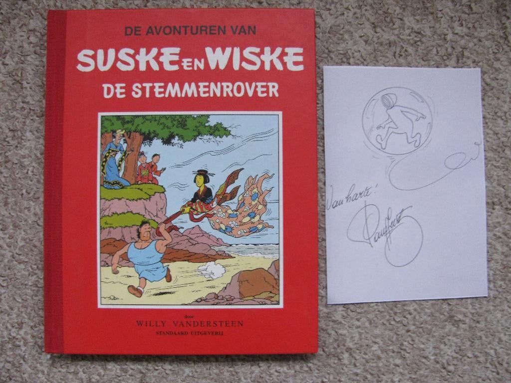 Suske en Wiske 34 Klassiek - De Stemmenrover + tek P. Geerts, Boeken, Stripboeken, Eén stripboek, Nieuw, Ophalen of Verzenden