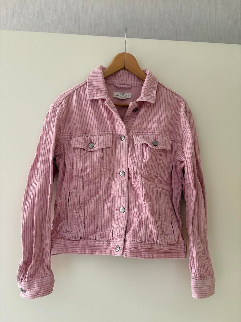 Roze corduroy jasje H&M, maat 38, Kleding | Dames, Ophalen of Verzenden, Maat 38/40 (M), Roze
