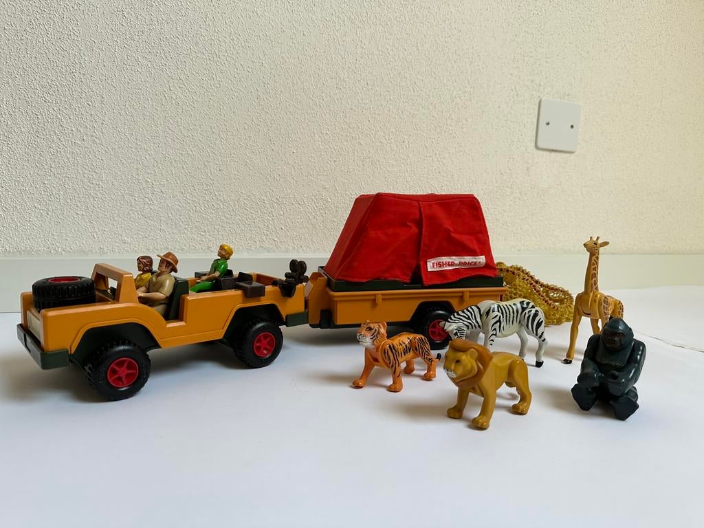 Vintage Fisher Price Adventure Safari, Ophalen of Verzenden, Gebruikt
