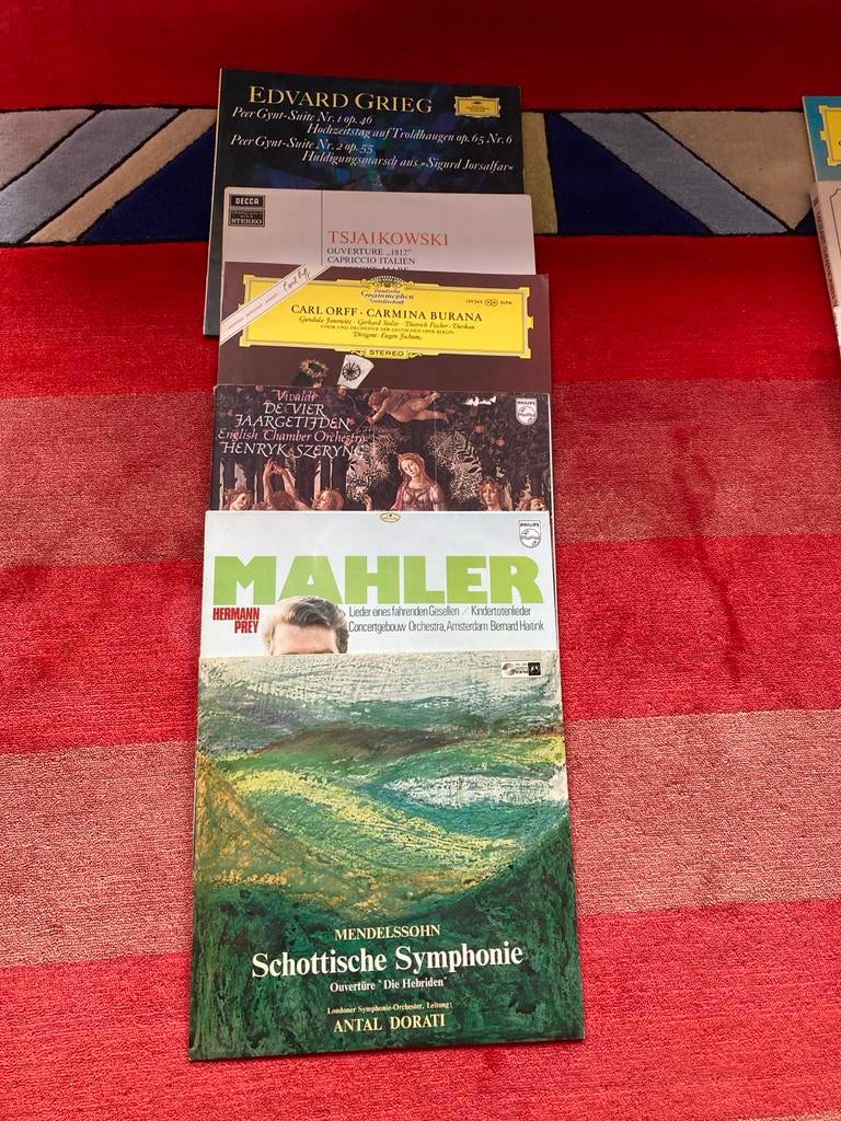 27 Klassieke LP's: Grieg, Vivaldi, Beethoven, Mozart e.a., Cd's en Dvd's, Vinyl | Klassiek, Gebruikt, Ophalen of Verzenden, 12 inch