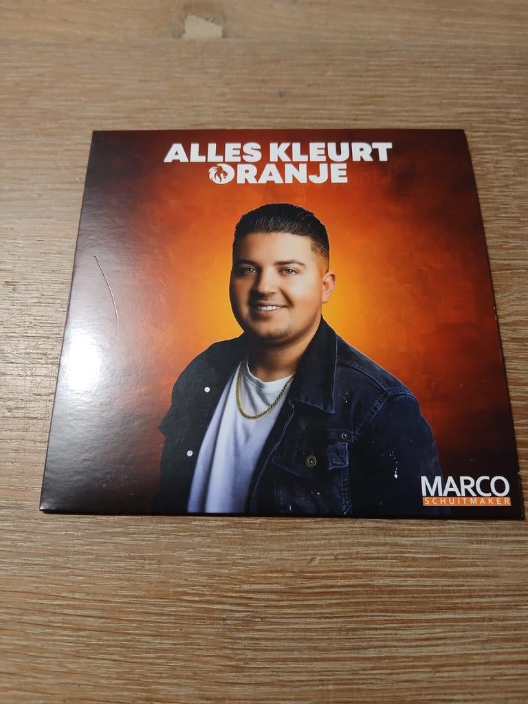 Marco Schuitmaker - Alles Kleurt Oranje CD Single, Cd's en Dvd's, Cd Singles, Zo goed als nieuw, Nederlandstalig, Ophalen of Verzenden
