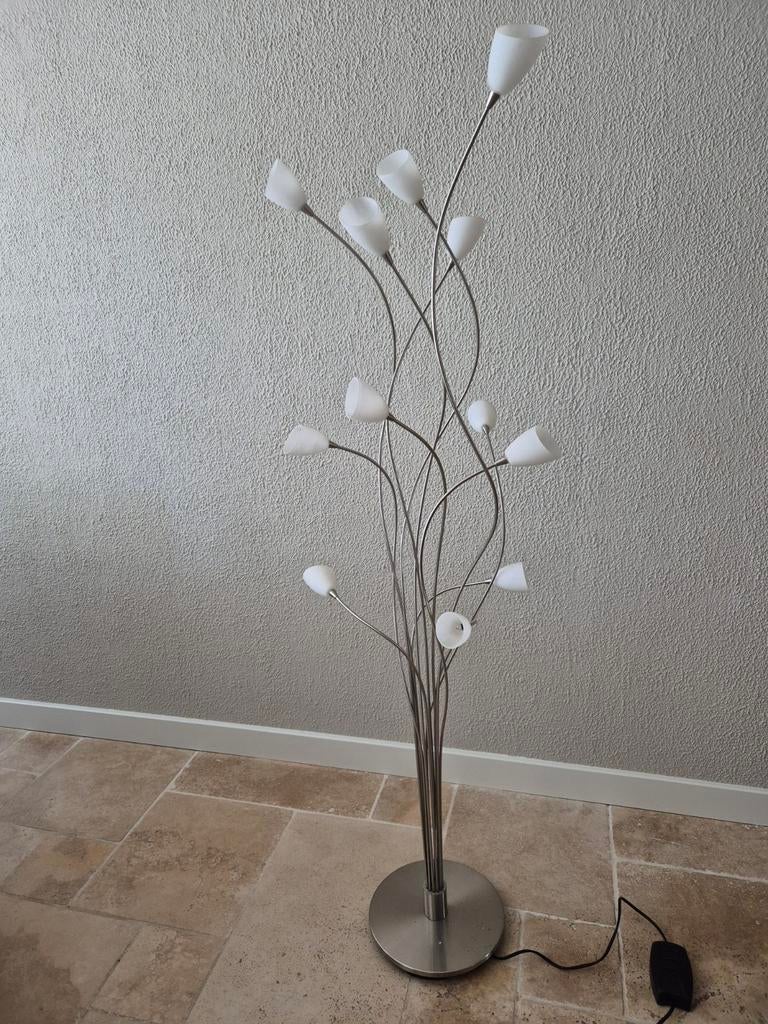 Halogeen vloerlamp, Huis en Inrichting, Lampen | Vloerlampen, Ophalen, 150 tot 200 cm