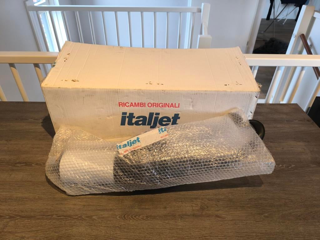 NIEUW NOS Italjet Dragster uitlaat 50CC 2T, Ophalen of Verzenden, Nieuw, Uitlaat, Overige merken