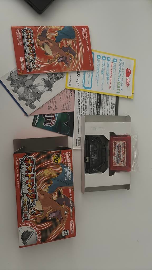 GBA Pokemon Fire Red Japan (JP), Spelcomputers en Games, Games | Nintendo Game Boy, Zo goed als nieuw, Role Playing Game (Rpg)
