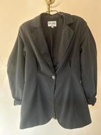 NA-KD fitted blazer met pofmouwen, Verzenden, Zo goed als nieuw, Maat 38/40 (M), Grijs