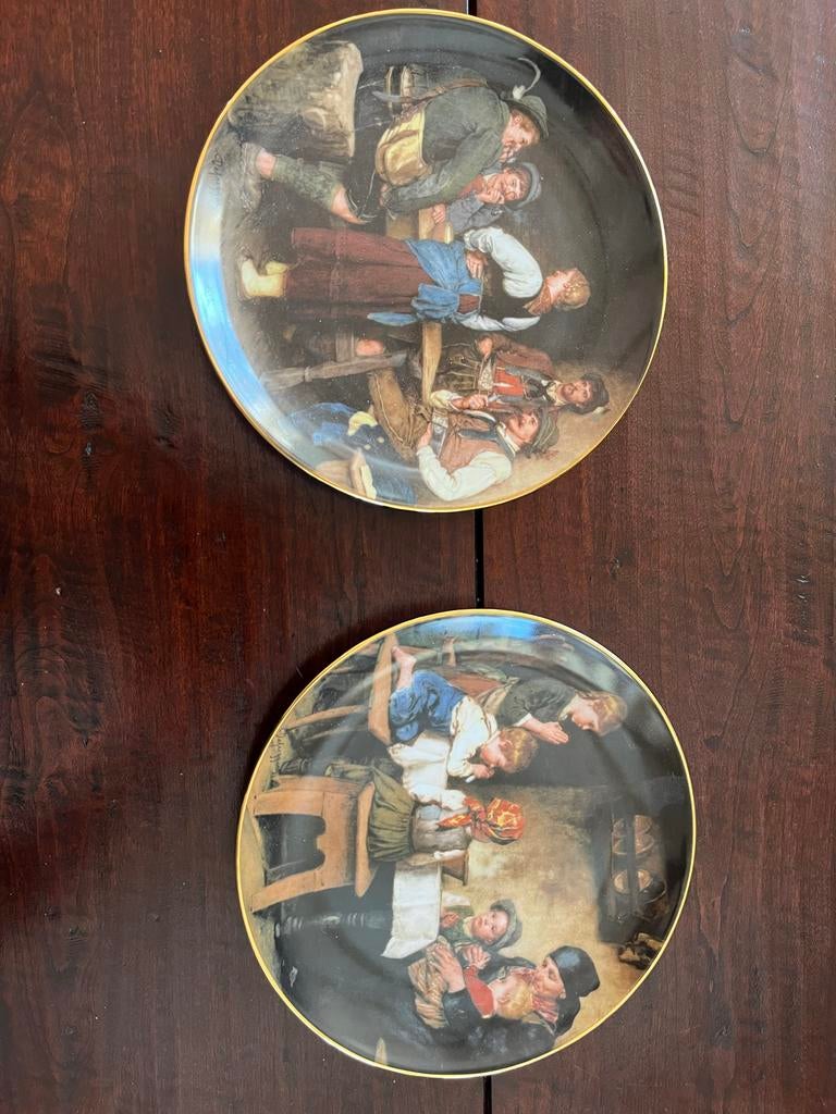 2 Wandbordjes van Franz van Defregger nr 1060 D en 3298 3, Ophalen, Nieuw