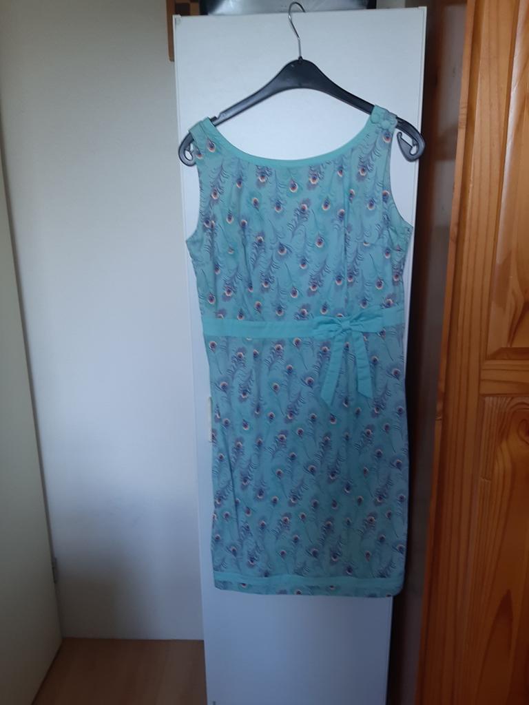 Top Vintage Dancing Days Jurk Pauwenveren XL, Top Vintage, Blauw, Maat 42/44 (L), Ophalen of Verzenden