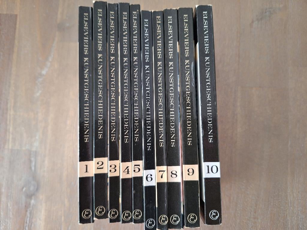 Elseviers Kunstgeschiedenis - complete serie 1-10, Boeken, Ophalen of Verzenden, Gelezen, Richard Hamann