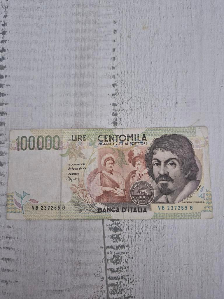Italië 100.000 lire 1994 bankbiljet, Ophalen of Verzenden, Italië