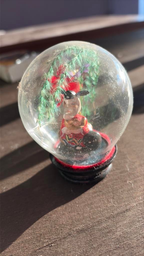 Geluksbeeld in stolp, Ophalen of Verzenden, Zo goed als nieuw