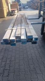 Restpartij 13 hardhouten balken 5 x 8 x 350 cm, Ophalen, Zo goed als nieuw, 250 cm of meer, Balken