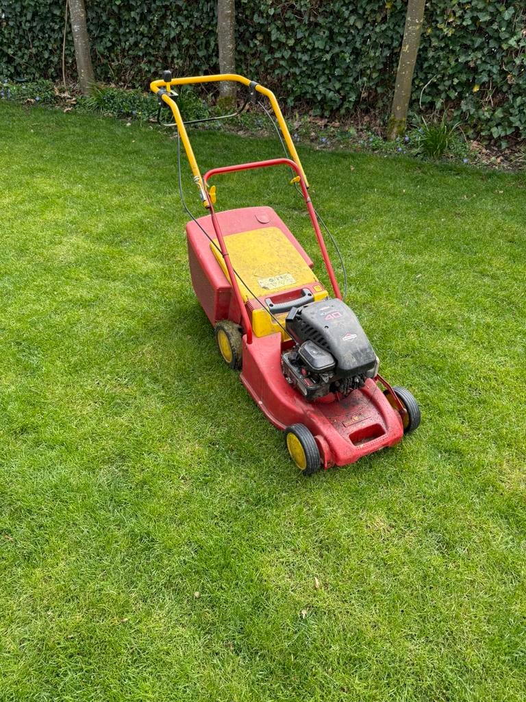 Grasmaaier benzine Wolf Garten Quatro 40, Ophalen of Verzenden, Gebruikt, Benzine-grasmaaier, Opvangbak