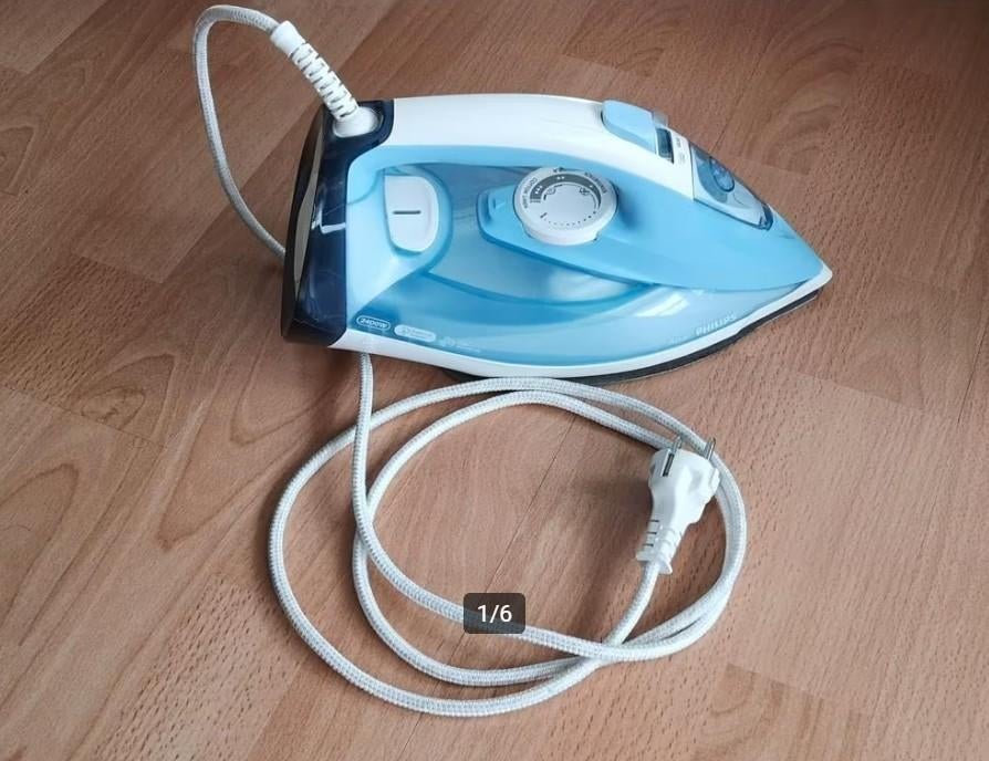 Philips SteamGlide strijkijzer. Werkt goed, stoomfunctie ook, Witgoed en Apparatuur, Strijkijzers en Strijkplanken, Ophalen of Verzenden