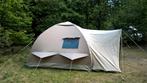 Karsten opblaas tent Beige 3 x 3 incl. luifel en voortent, Caravans en Kamperen, Ophalen, Gebruikt, Tot en met 4
