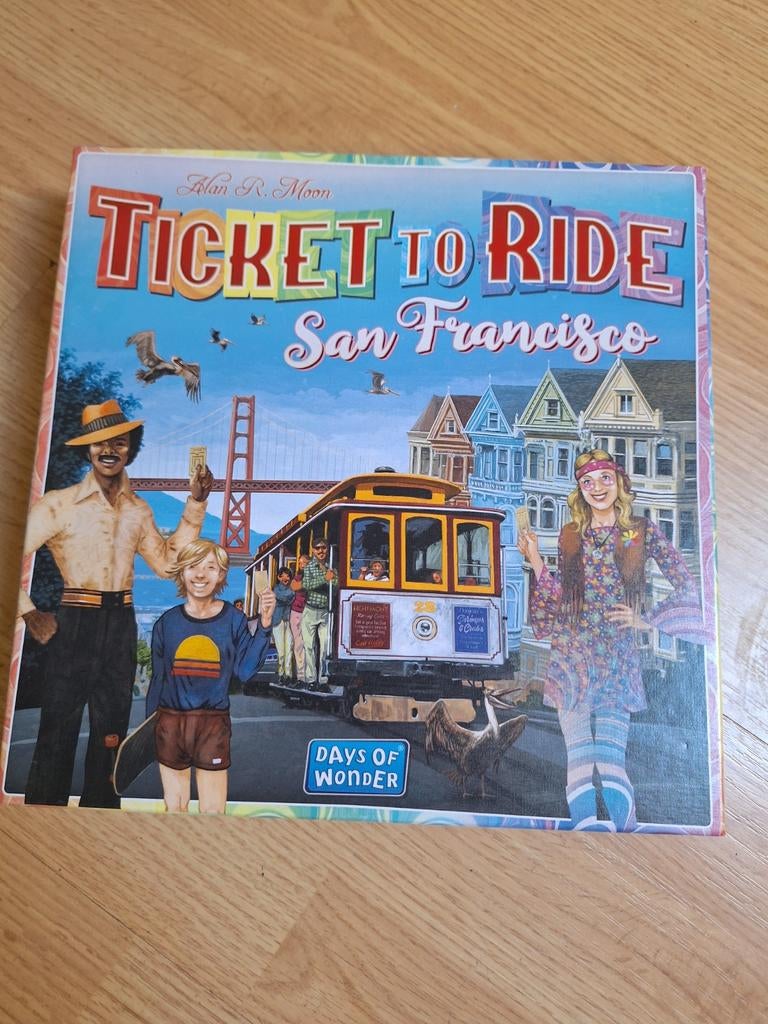 Ticket to Ride San Francisco Bordspel, Een of twee spelers, Ophalen of Verzenden, Zo goed als nieuw, Days of Wonder