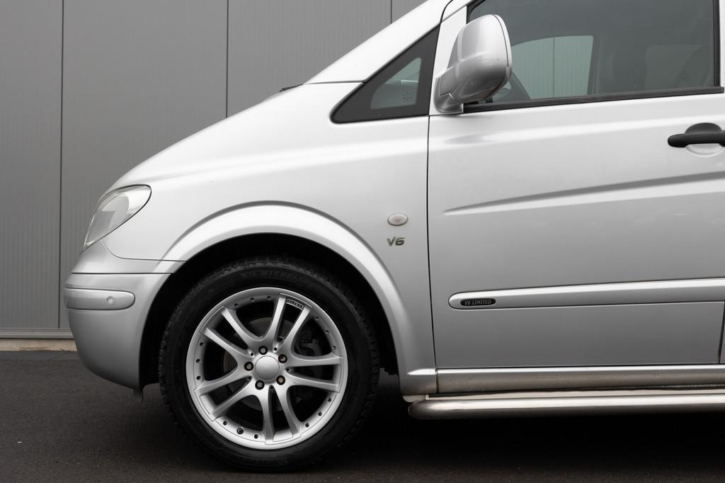 Mercedes-Benz Vito | V6 ! | 320 Lang Dubbel Cabine, Auto's, Bestelauto's, Automaat, Achterwielaandrijving, Gebruikt, Zwart