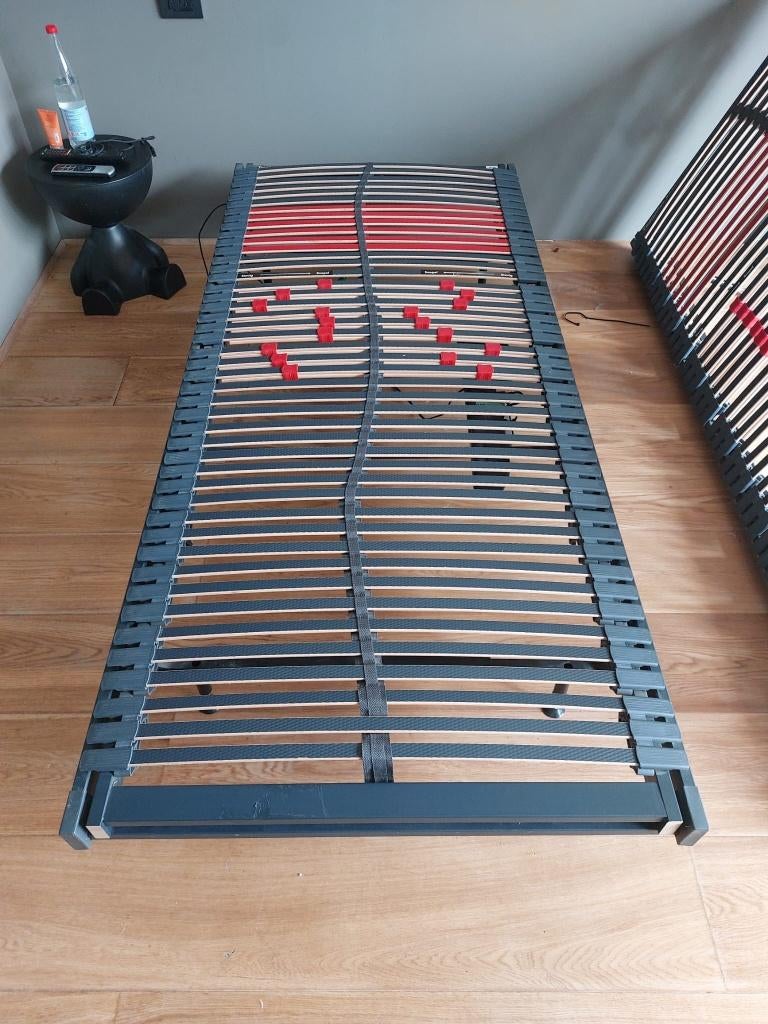 Technoflex 420 - elektrische lattenbodem 90x 210, Huis en Inrichting, Ophalen, 90 cm, Eenpersoons, 210 cm