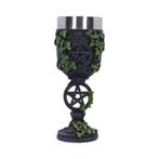 Goblet van Nemesis Now Aged Pentagram 19,5cm Groen Zwart, Ophalen of Verzenden, Nieuw, Fantasy