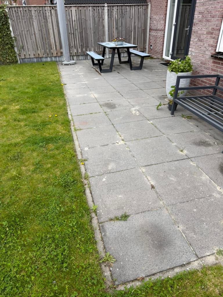 Nette 60x60 tegels te koop, Tuin en Terras, Ophalen, Beton, Terrastegels