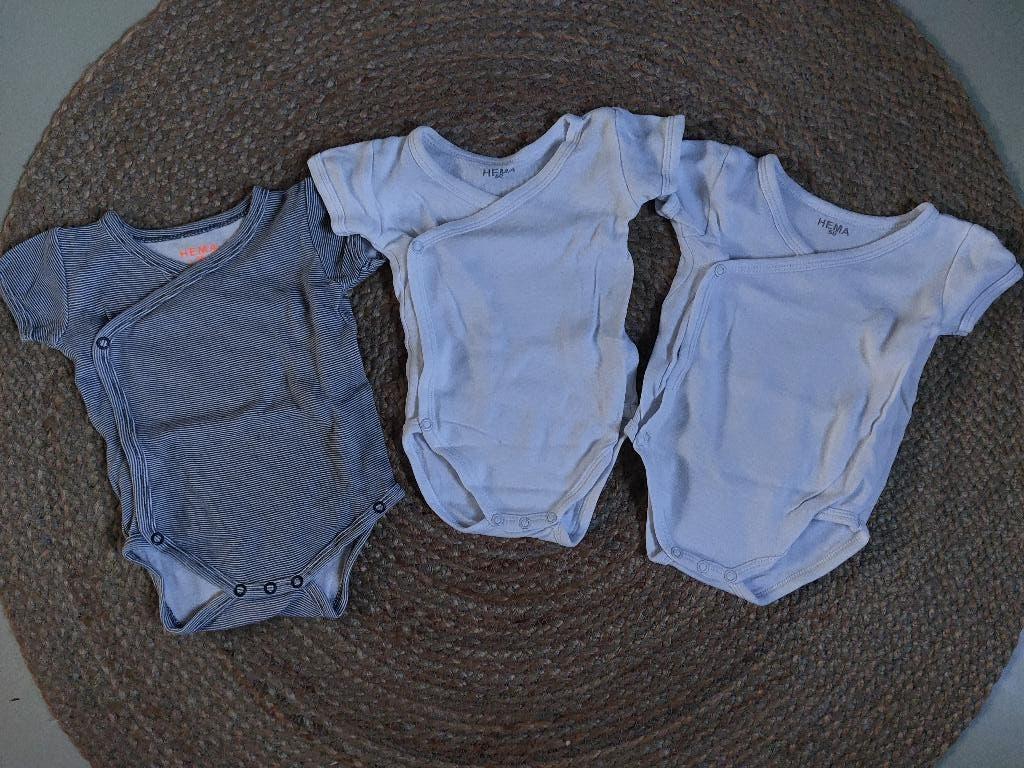 3x omslagromper - mt 50 € 2,00, Kinderen en Baby's, Babykleding | Maat 50, Nacht- of Onderkleding, Gebruikt, Jongetje of Meisje