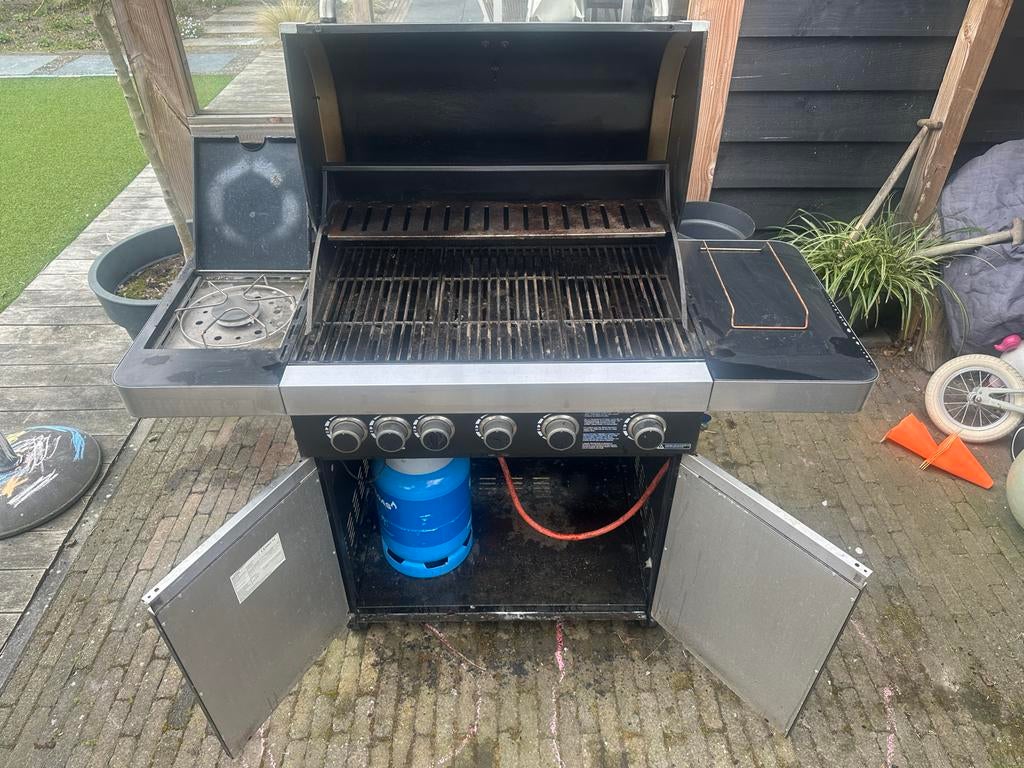 Gasbarbecue Patton met aparte pit, Ophalen, Gebruikt