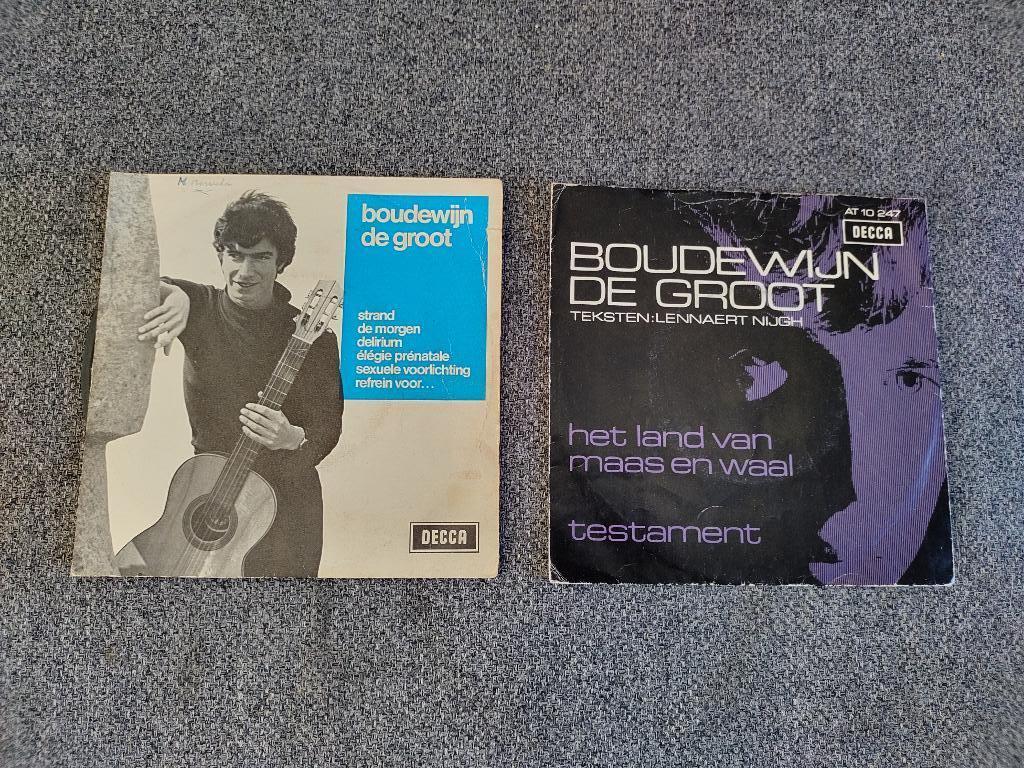 Boudewijn de Groot 7 inch Land van Maas en Waal, Cd's en Dvd's, Vinyl Singles, Gebruikt, 7 inch, Single, Ophalen of Verzenden